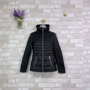 GUESS Black Puffer Coat Jacket